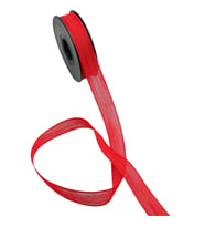 Nopel Keten Kurdele 2.5 Cm  (20 Metre)  Kırmızı