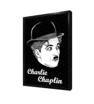 Charlie Chaplin Posteri Çerçeveli Mdf Tablo