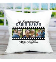 İlk Kahramanım Babam Film Şeridi Yastık