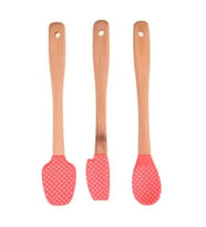 Bolly 3'lü Spatula Seti Küçük (Kırmızı)