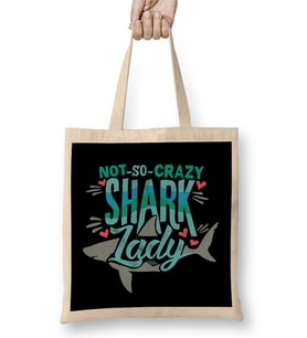 Not So Crazy Shark Lady Bez Çanta Uzun Saplı