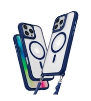 iPhone 16 Pro Kılıf Enka Magsafe Silikon Kılıf - Lacivert