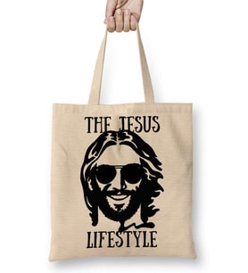 Jesus Lifestyle Estampa Escura Bez Çanta Uzun Saplı