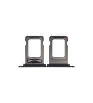 iPhone 15 Pro Max Çift Sim Tepsisi Sim Yuvası Sim Kart Tepsisi Sim Çekmecesiı Sim Kart Yuvası Siyah Renk