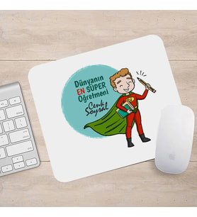Kişiye Özel Süper Öğretmenim Mousepad