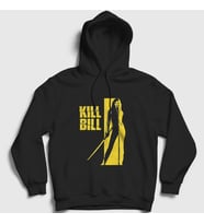 Presmono Unisex Siyah Beatrix Film Kill Bill Kapüşonlu Sweatshirt 246271tt