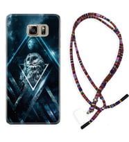 Samsung S7 Edge S20 Fe Plus Ultra S21 S22 Kılıf Boyun Asklı Rasta Silikon Old Owl 1649