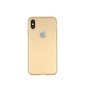 Apple iPhone XS Max Premium Silikon Kılıf Gold