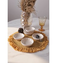 Keramika Krem Sirius Çerezlik / Sosluk 10 Cm 6 Adet 030