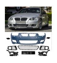Bmw E93 3.seri 2006-2009 Uyumlu Plastik Boyasız M Tech Ön Tampon