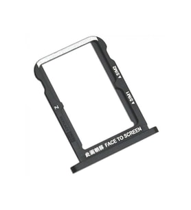 Mi A2 Uyumlu Sim Yuvası Sim Kart Tepsisi Siyah Renk