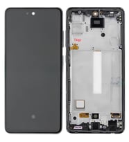 Samsung Galaxy A52 - SM-A525 Uyumlu Lcd Ekran Dokunmatik Servis Lcd ÇITALI SİYAH