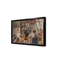 John Frederic Lewis Çerçeveli Cam Tablo