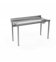 Electrolux Professional Et Ve Balık Hazırlık/yıkama Tezgahı, Delikli Ve Çıkarılabilir, Bıçak Tutacağı, Polietilen Kesme Tahtası, Drenaj, Sıyırma Hunisi, Sırtlı, 1600mm TLC1600PN