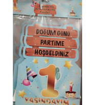 ÇITIPITISTORE 1 YAŞ AYAKLI DEKORATİF AYAKLI SET