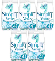 Gillette Simply Venus 2 Kullan At Kadın Tıraş Bıçağı 20 Li Set (5PK*4)