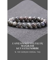 Labradorit Doğal Taş Bileklik 8 Mm ( Sezgileri Kuvvetlendirir ) Aa Kalite