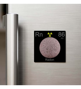 Radon (Radon) Elementi – Buzdolap Magneti – 9x9 cm