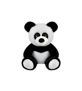 Peluş Oturan Panda Oyuncak 30 cm (Çok Renkli)