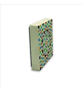 Çini Desen Baskılı Doğaltaş  Magnet(KD-049)Buzdolabı Süsü