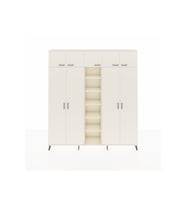 Arges Gardrop 12 Raflı 9 Kapaklı 2 Askılı 220x30x243 Aytaşı-Aytaşı