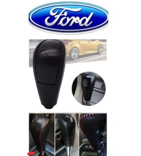 Ford Otomatik Vites ve el freni Kılıfı El Yapımı Hakiki Deri . (Kırmızı)