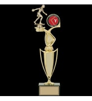 ODAK KUPA - Figürlü Kupalar - Bowling Kadın Figürlü Kupalar FG-043 A - 43 cm