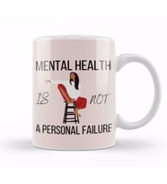 Mental Health İs Just As İmportant AS Physical Health Kupa Bardak Porselen