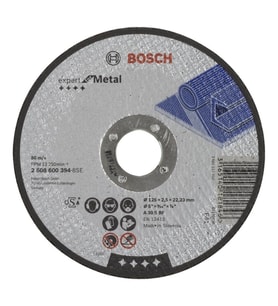 Bosch 125*2,5 mm Expert for Metal Düz 1 Adet
