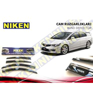 Honda Civic Fd6 Kromlu Cam Rüzgarlığı Niken 2006-2011