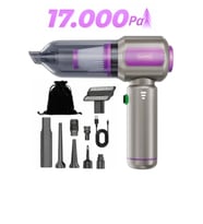 Auhma Ahv-19 Kablosuz Araç Süpürgesi ve Toz Üfleme Makinesi - 17.000 Pa Vakum Gücü - 6000mAh Batarya