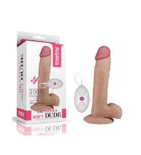 Censan 9 İnç The Ultra Soft Dude Vibrating Realistik Vibratör