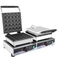 Remta W23Çiftli Kapaklı Yuvarlak Bubble Waffle Makinesi