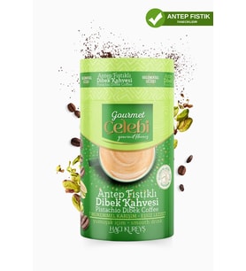 Gourmet Çelebi Fıstıklı Dibek Kahvesi 250 Gr.