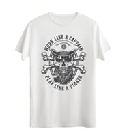 Dijital Baskılı Unisex Tshirt, Günlük Kullanıma Uygun Pamuklu Regular Tshirt (Beyaz)