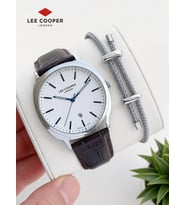 Lee Cooper Deri Kordon Takvimli Kadran 2 Yıl Garantili 5 Atm Suya Dayanıklı Erkek Kol Saati 8248.332