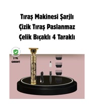 Mey İthalat® Şarjlı Titanyum Bıçaklı Saç Kesme Makinesi