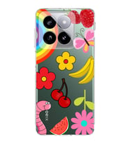 PrintiFy Xiaomi Mi 13 ile Uyumlu Water Color 5  Kamera Korumalı Şeffaf  Kılıf