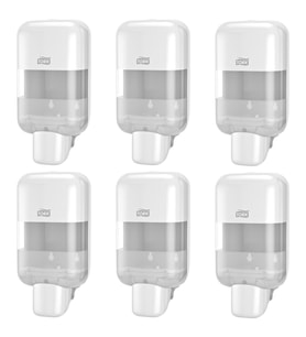 Tork Mini Sıvı, Köpük Sabun ve Dezenfektan Dispenseri Beyaz S5 Manuel Duvar Tipi (565200) x 6 Adet