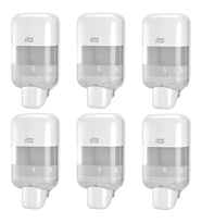 Tork Mini Sıvı, Köpük Sabun ve Dezenfektan Dispenseri Beyaz S5 Manuel Duvar Tipi (565200) x 6 Adet