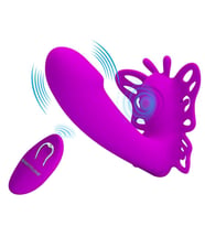 LilituShop USB Şarjlı Uzaktan Kumandalı 12 Titreşim 4 Darbe Fonksiyonlu Teknolojik G-Spot Vajinal Vibratör - Katherina