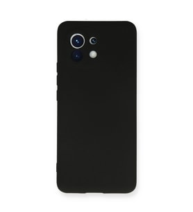 Xiaomi Mi 11 Kılıf Nano İçi Kadife Silikon - Siyah