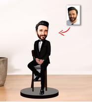 Kisiye Özel Karikatür Erkek Biblo M3