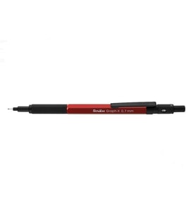 SCRIKSS VERSATİL KALEM METAL GRAPH-X 0,7MM KIRMIZI ÜCRETSİZ KARGO