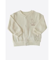 Organik New Basic Hırka Ekru