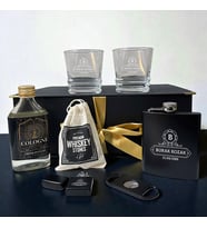 Kişiye Özel Premium Viski Bardağı Seti ve Puro Aksesuarları