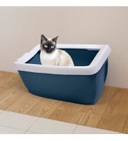 Imac Funny Kedi Tuvaleti Yeşil/beyaz 65x47,5x33cm