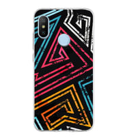 Xiaomi Mi A2 Lite Uyumlu Kapak Eskitme Tasarımlı Şeffaf Silikon Kılıf