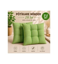 Pötikare Desen 2'li Minder 40x40 cm