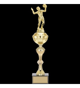 ODAK KUPA - Figürlü Kupalar - Voleybol Kadın Figürlü Kupalar FG-061 C - 46 cm